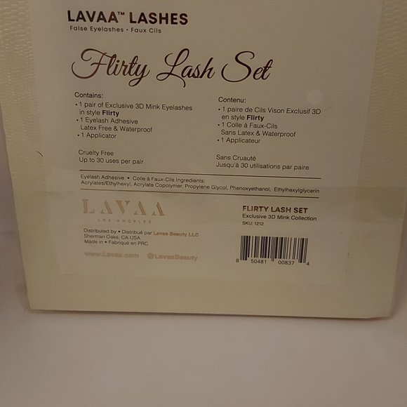 Bundle 3+ items for 15% OFF!  Lavaa Beauty Flirty Lash set - Picture 2 of 2